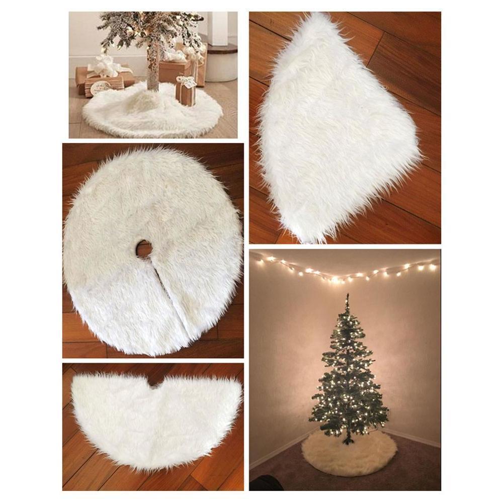 

2021 for Christmas Plush Carpet 78-122cm Merry Home Natal Decorations Tree Skirts New Year Decoration navidad 2020 new