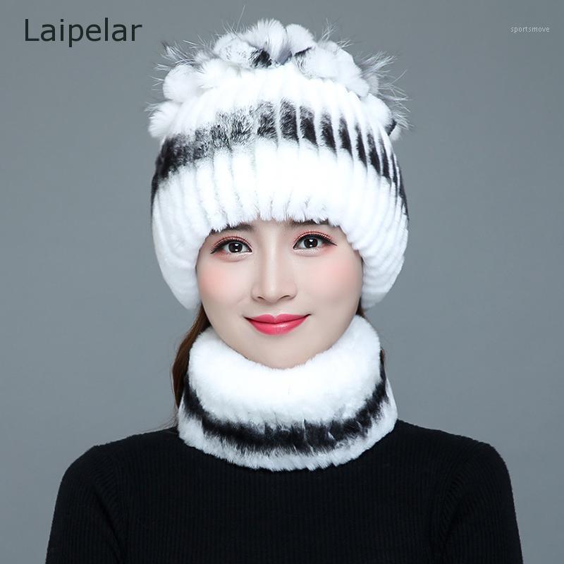 

Women's Winter Rex Fur Hats and Bib Snoods Fashion Warm Fur Thickened Autumn and Winter Hats1