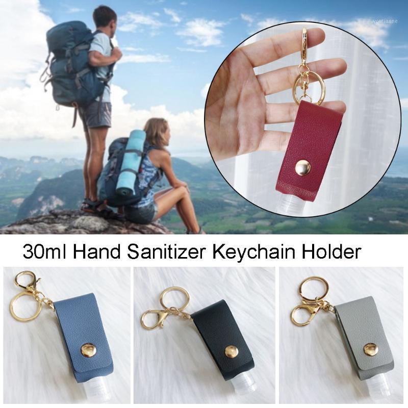 

1 Pcs Reusable Portable Hand Sanitizer Bottle Holder with Keychain Carriers 30ml Empty Refillable Bottles Cosmetic Container1