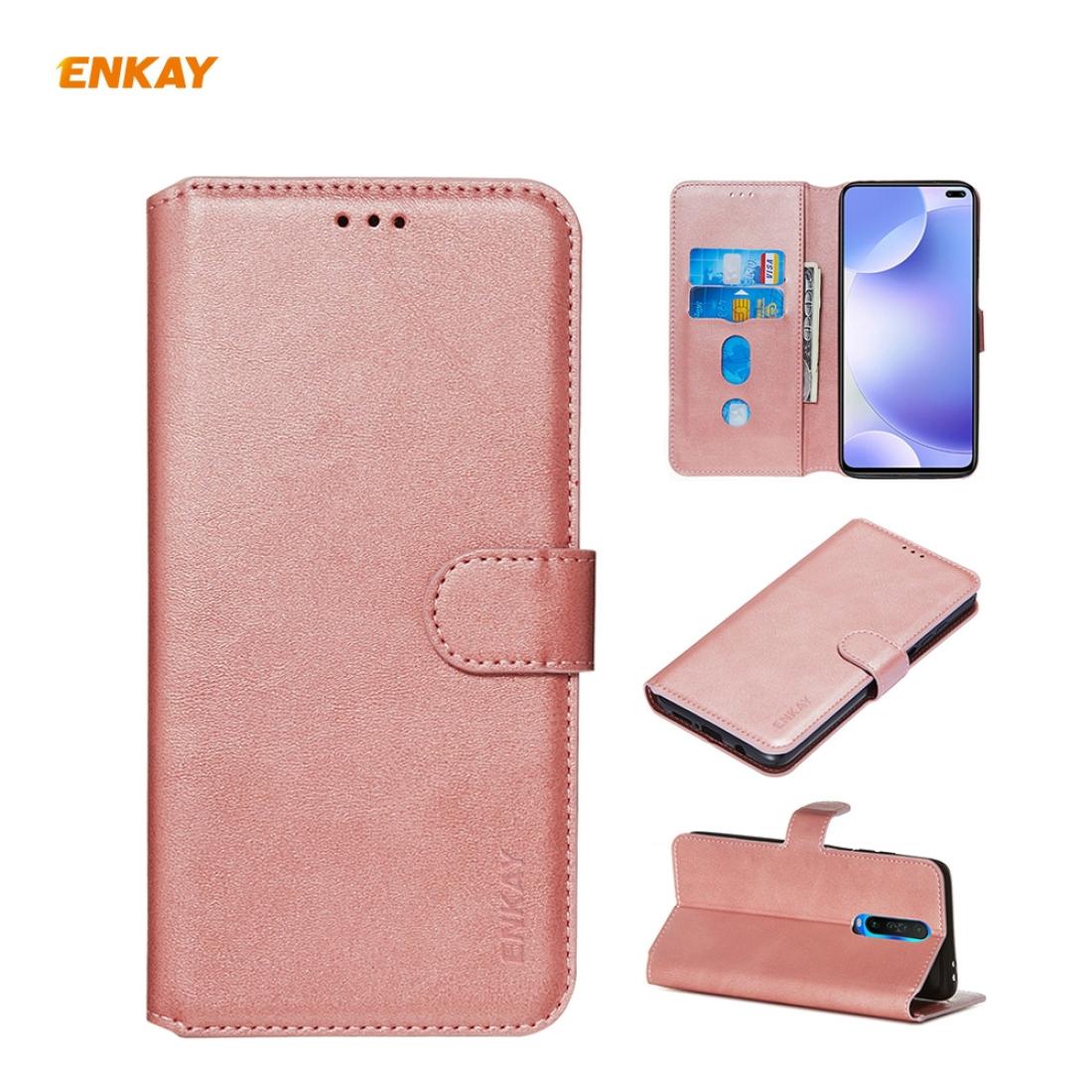 

For Xiaomi Redmi K30 ENKAY Hat-Prince Horizontal Flip Leather Case with Holder Card Slots Wallet