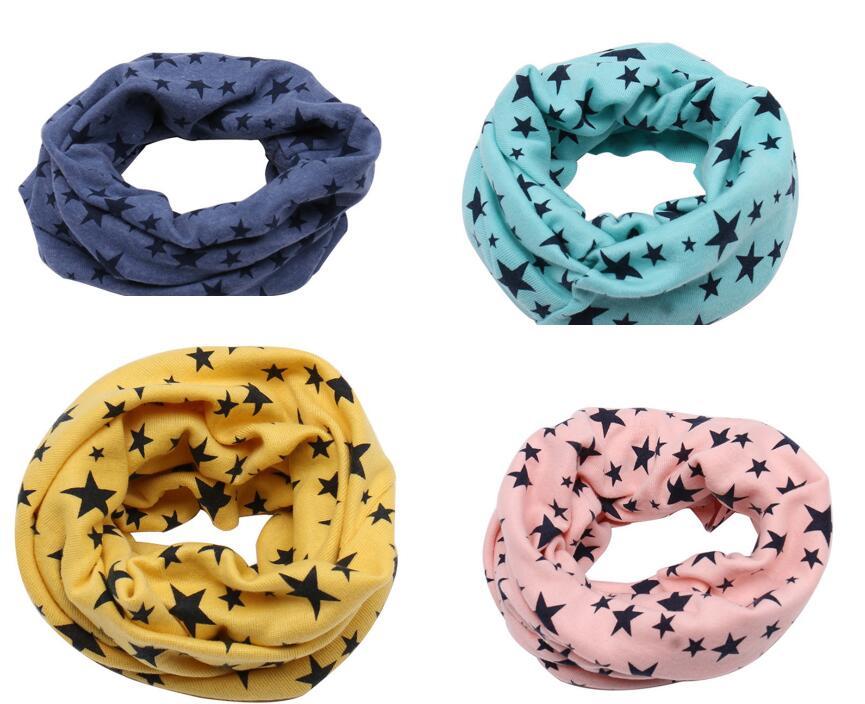 

New Cartoon Children Boys Girls Baby Wool Ring Scarf Cotton O Ring Printed Scarf Neck Scarves Shawl Warm Winter Neckerchief