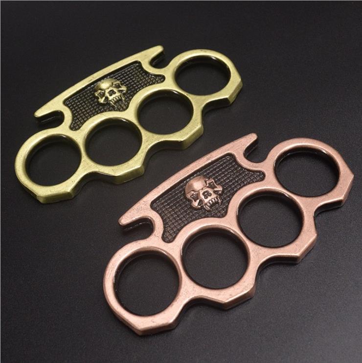 

20 Self-defense weapon sheep skeleton hand support iron four-finger tiger finger buckle ring festival hand buckle martial arts02