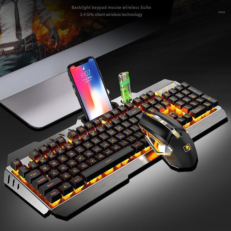 

Rechargeable Wireless Mechanical Keyboard and Mouse Game Set Combo Standard with Backlight for Gaming waterproof1
