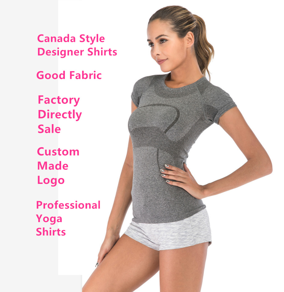 

L women shirts U designers tshirts hot sell good fabric special professional sports design cocept Canada style women tshirts, Purple