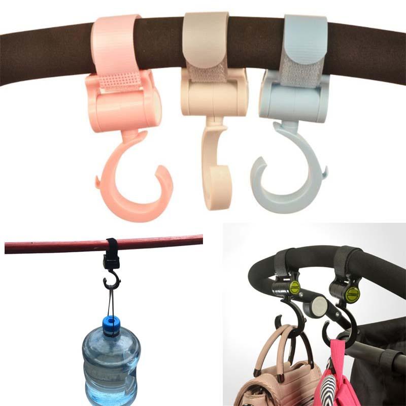 

2 Pcs Stroller Hook Baby Cart Accessories 360 Degree Non-slip Big Umbrella Carriage Hooks