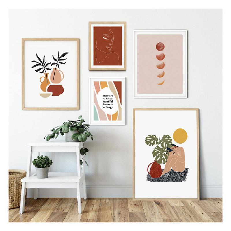 

Abstract Art Print Fine Line Art Woman PosterFemale Figure Line Drawing Minimalist Gallery Wall Boho Wall Decor for Living Room1