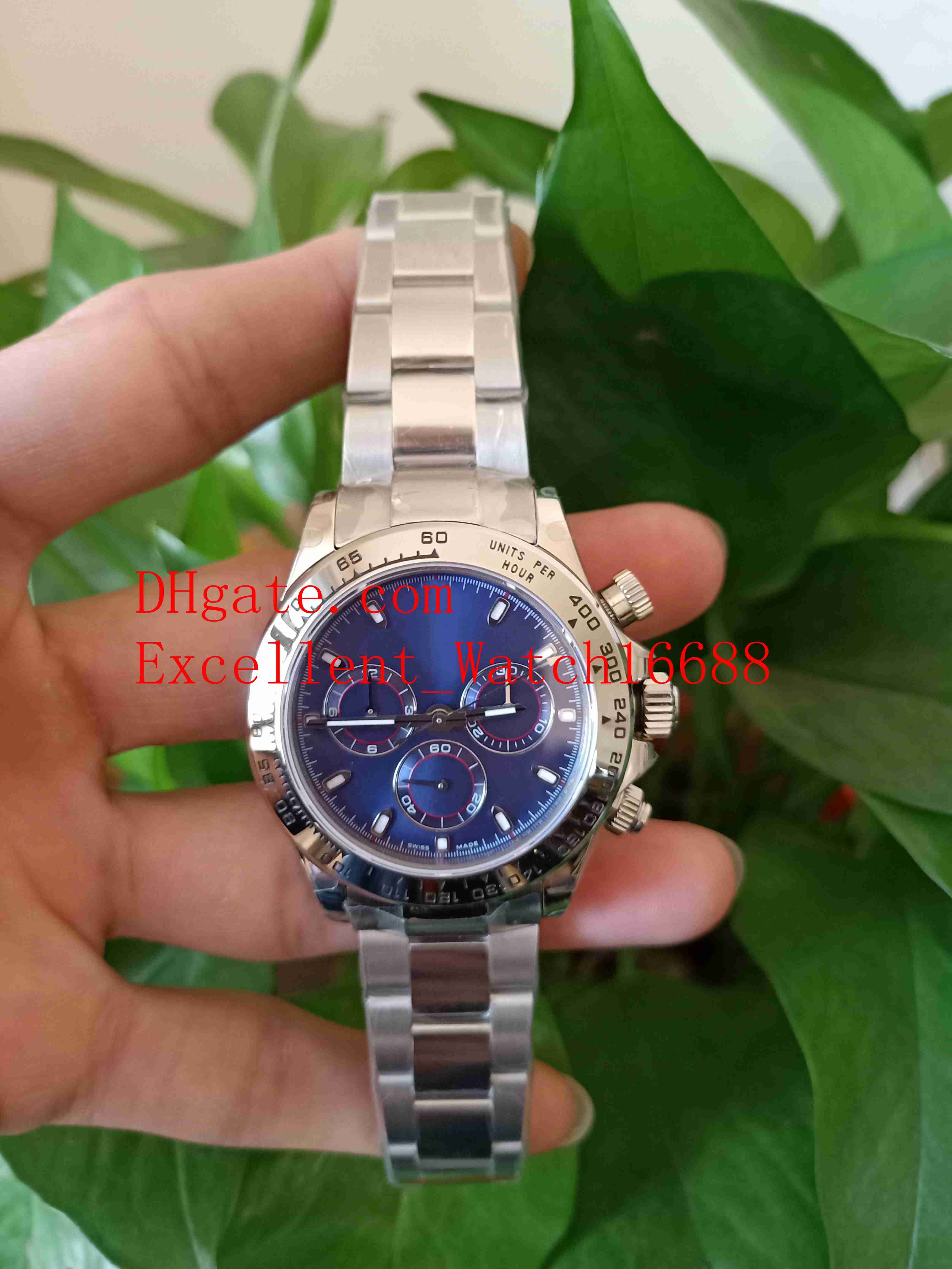 

7 Style best-selling BP Factory 7750 Movement Mens Wristwatches 40 mm116520 116509 116506 116500 316L Stainless Steel Chronograph Automati