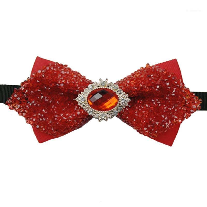 

Crystal Bow Tie Korean Men's Unisex Suit Shirt Starry Bow Flower Host Wedding Groom High-grade Luxury Ultra Flash Bowtie Gifts1