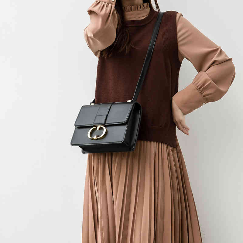 

76% OFF bag Outlet Store fashion Single Shoulder MessengerBA7V bag, Black