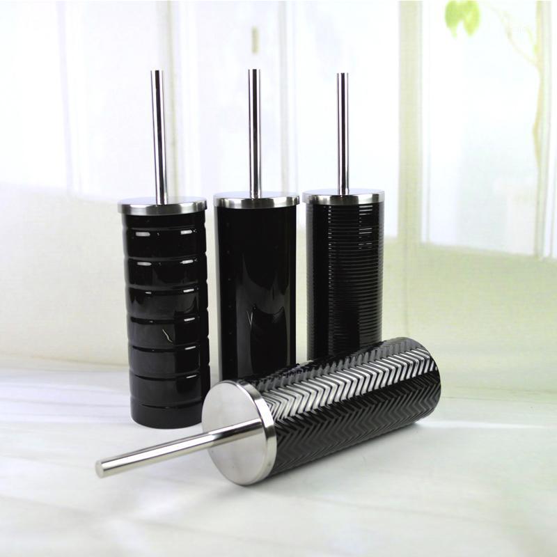

Hot sale ceramic High quality Long handle toilet brush holder Creative bathroom Funny Base Household Cleaning Tool Free shipping1