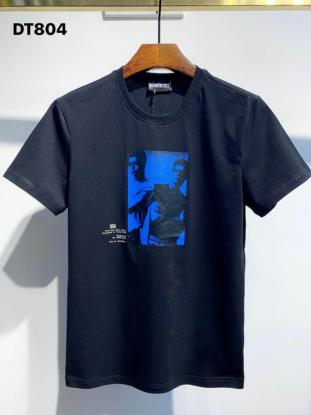 

DSQ PHANTOM TURTLE 2021SS New Mens Designer T shirt Paris fashion Tshirts Summer DSQ Pattern T-shirt Male Top Quality 100% Cotton Top 1052, White