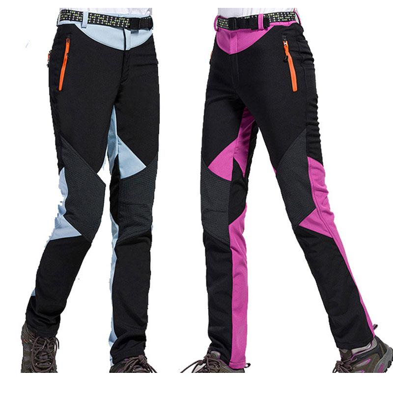 

Women' Winter Softshell Ski Pants Warm Fleece Waterproof Trousers Outdoor Mountain Climbing Hiking Pants -2XL X421G, Purple