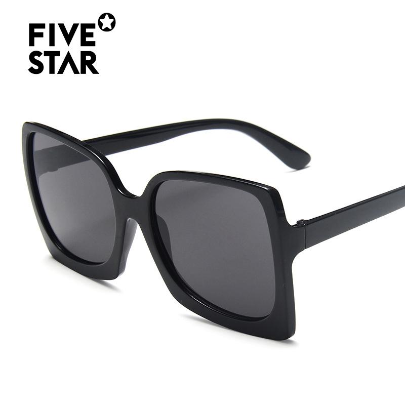 

Sunglasses 2021 Luxury Big Square Women Brand Designer Retro Clear Sun Glasses For Female Oversized Black Shades Oculos UV400