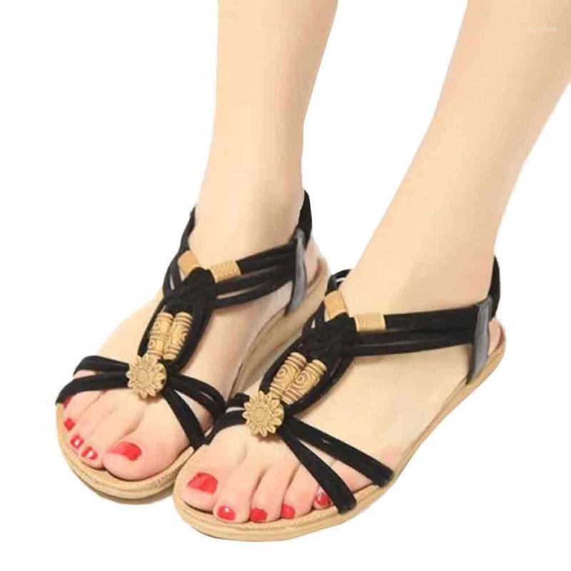

Fashion Summer Roman sandals Women Casual Bohemia Sweet Beaded Sandals Clip Toe Beach Shoes Ladies Flip Flops Footwear1