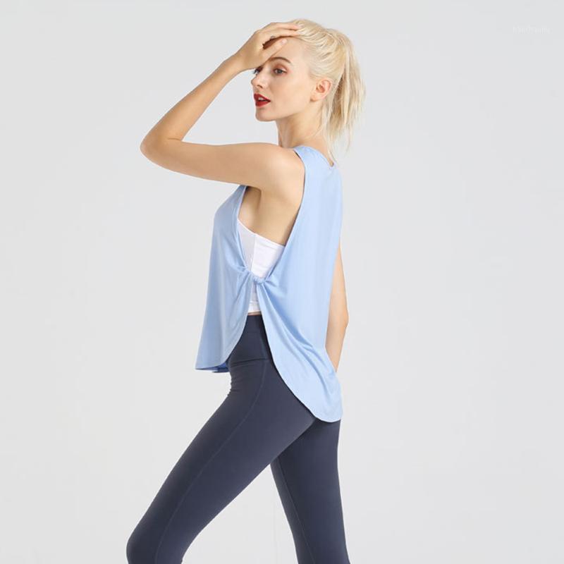 

Breathable Gym Top Sexy Women Workout Shirts Unique Waist Design Hollow Out Sport Top for Fitness Solid Quick Dry Women Shirts1, Blue