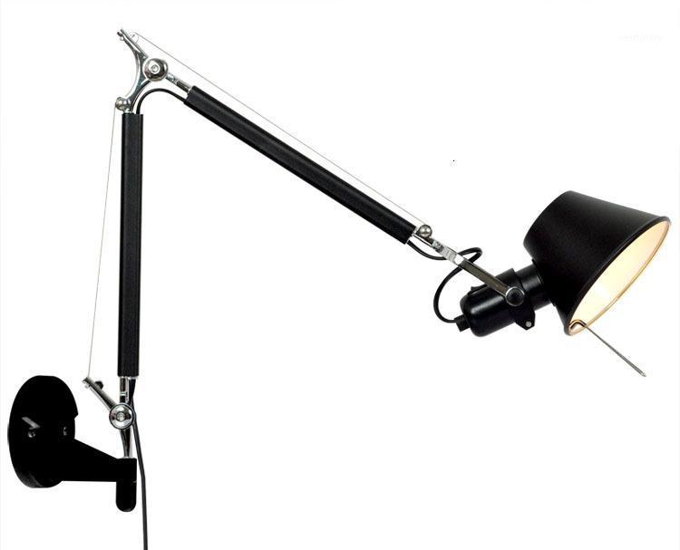 

Adjustable Black Long Arm Wall Lamp For Study Room Shop Deco Maison Wall Lights For Home Deco Maison lights home1