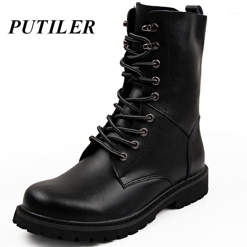 

Tactical Ankle Boots Men Outdoor Leather Winter Fur Warm Man Boots Us Army Hunting For Men Shoes Casual Black Bot1, Brown without fur