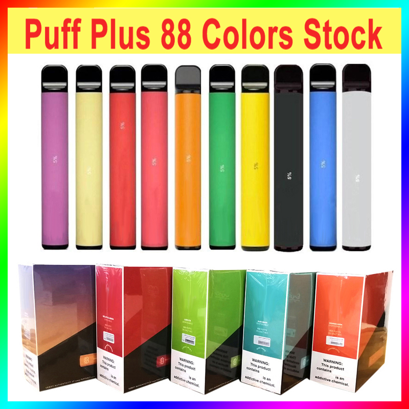 

Puff plus bar Disposable e cigarette Vape Pen Device 800 puffs 80 color in stock 3.2mL Pre-Filled Vapes Cartridge 550mAh Battery