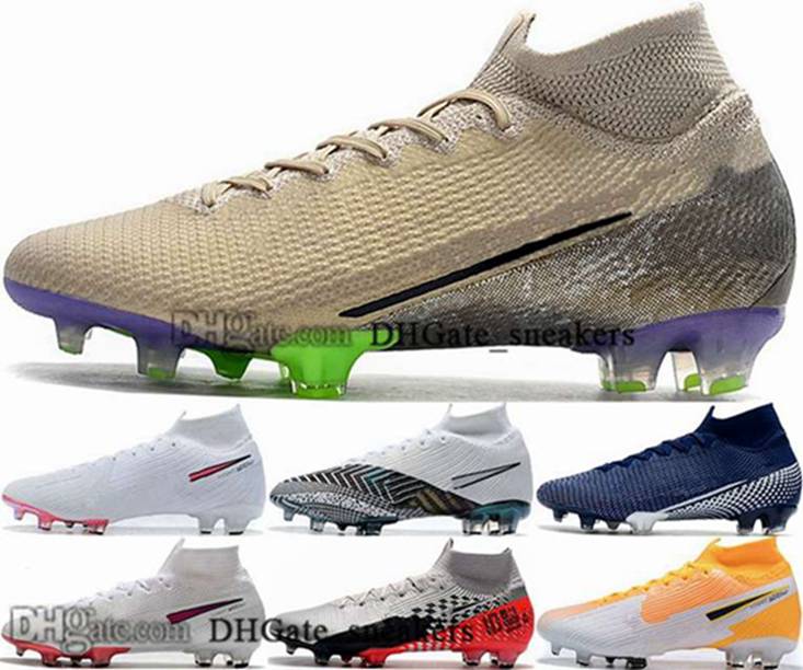 

size us big kid boys 5 men women soccer cleats fg eur ag girls Mercurial 7 12 football boots botines 35 46 shoes mens cr7 classic superfly