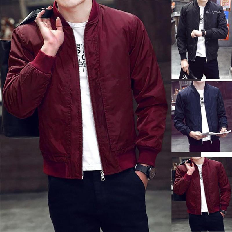 

Men's Jacket Men Winter Warm Jacket Overcoat Outwear Slim Long Sleeve Zipper Tops Blouse Outerwear Plus With Full Collar1, Navy