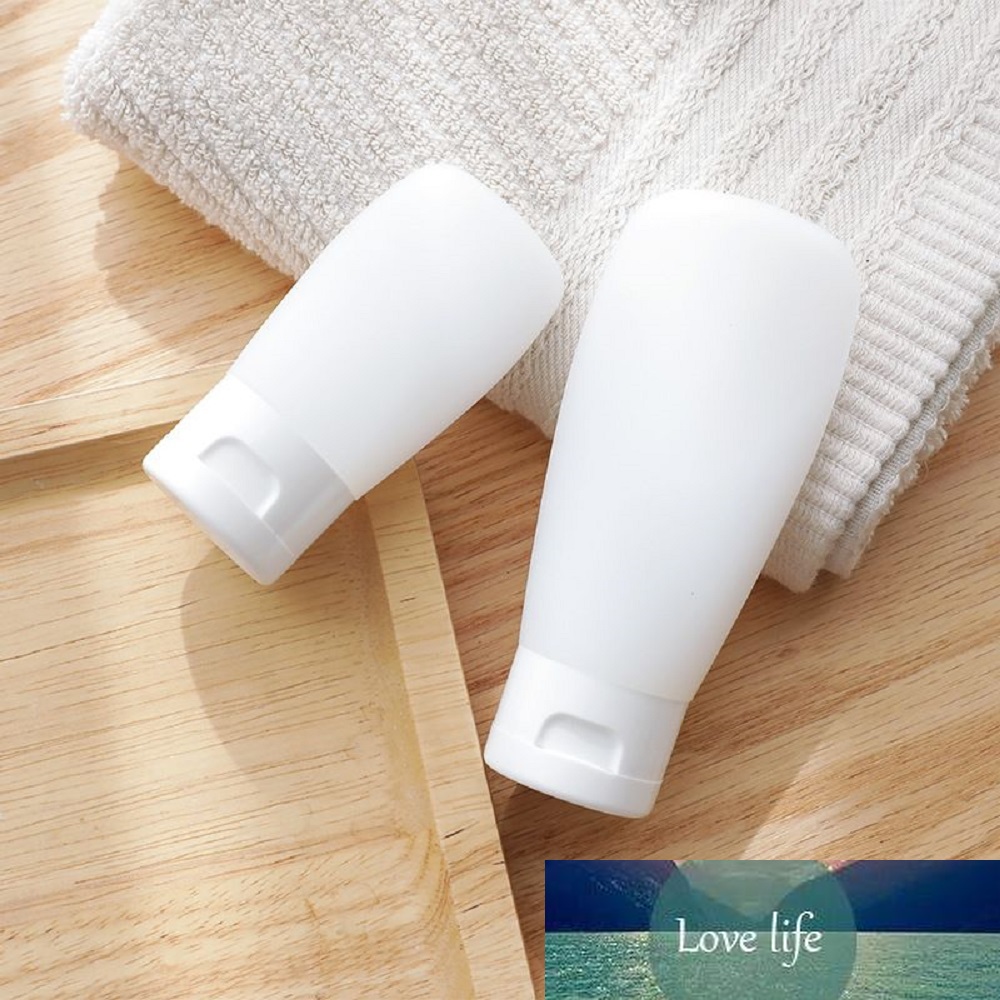 

Empty Frosted Soft Refillable Plastic Lotion Tubes Squeeze Cosmetic Packaging Facial Cream Flip Cover Liquid Dispensing Bag