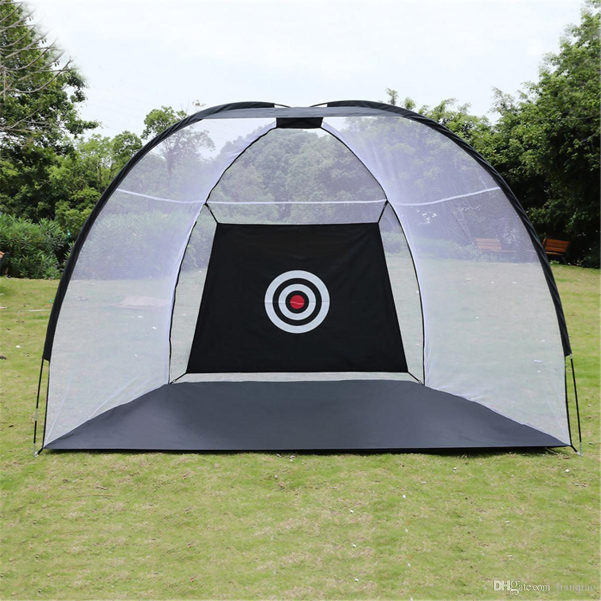

2020 new style Black Golf Training Adis Foldable Hitting Cage Garden Grassland Golf Training Practice Net Sport Golf Exercise Equipment