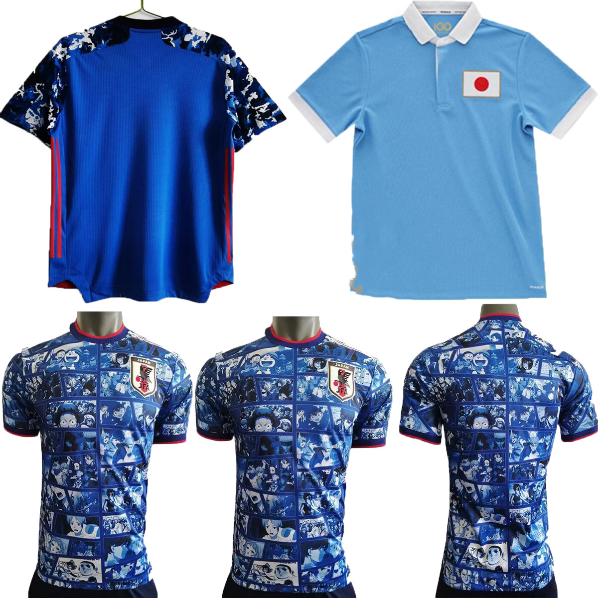 

21/22 Japan Soccer Jerseys 100th anniversary fans player version SPECIAL 100 TH YEARS HONDA TSUBASA KAMADA SHIBASAKI 2021 2022 Men kid football shirt, Red