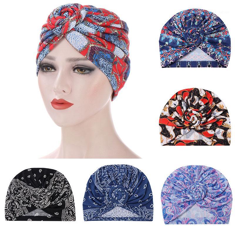 

1 Pcs Cap New Women Multicolor Beauty Cloth Bonnet Sleep Night Cap Head Cover Bonnet Hats Headscarf Muslim Resuable Caps1, Red