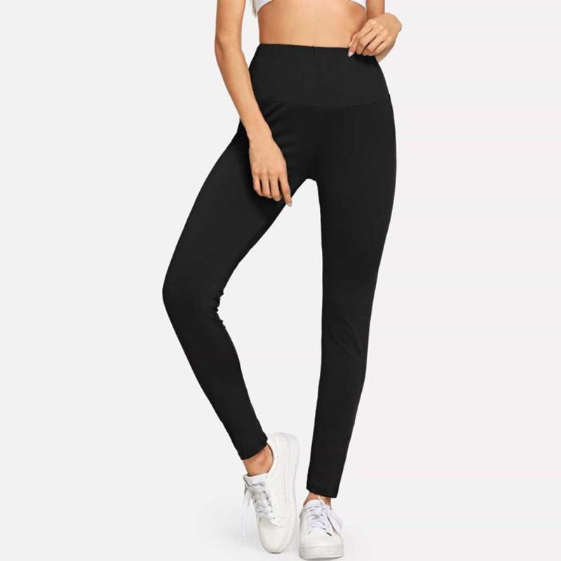 

Casual Sport Yoga Leggings Women Solid High Waist Activewear Jogging Pants Female 2020 Black Fitness Sweatpants For Sportwear1