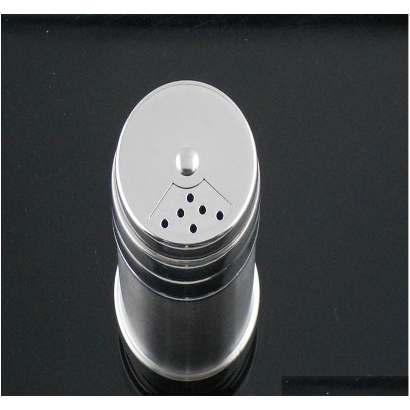 

Stainless Steel Spice Shaker Pepper Salt Bottles Connt Jar Container Castor Seasoning Shelf C jllAch eatout