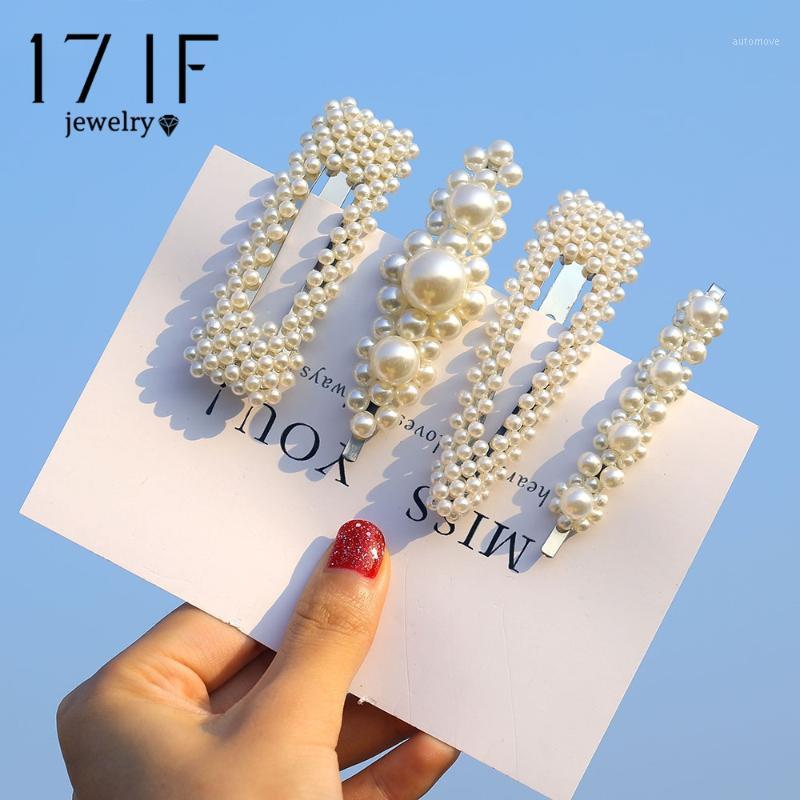 

DAXI Fashion Simulated-pearl Hair Clips For Women Girls 2020 Elegant Wedding Party Hair Clip Set Female Korea Jewelry Wholesale1