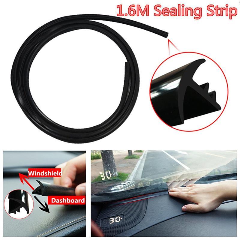 

Waterproof Rubber Auto Dashboard Windshield Sealing Strip soundproof 1.6m -SK871