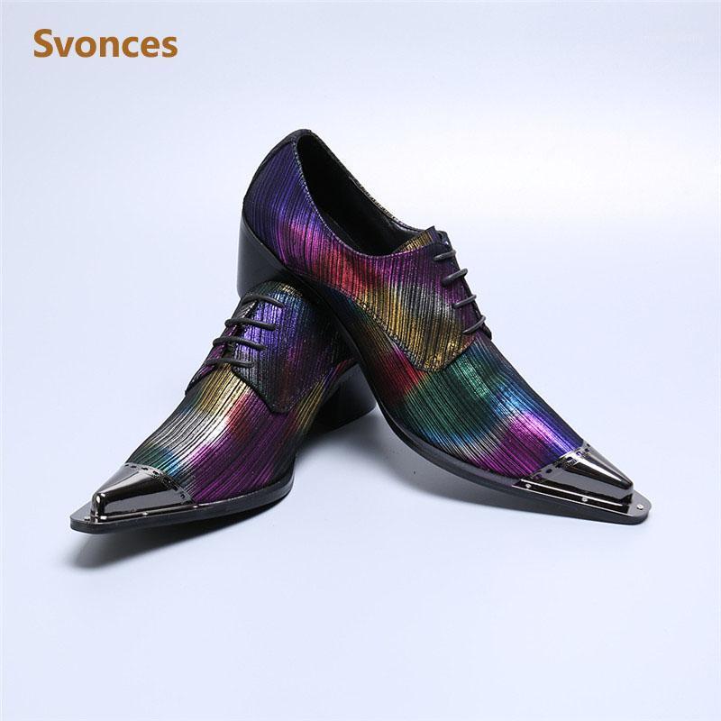 

Fashion Colorful Dressing Mens Shoes Factory Customize Genuine Leather Gentleman Designer Metal Toe Shoes Man Casual Loafers1, As show