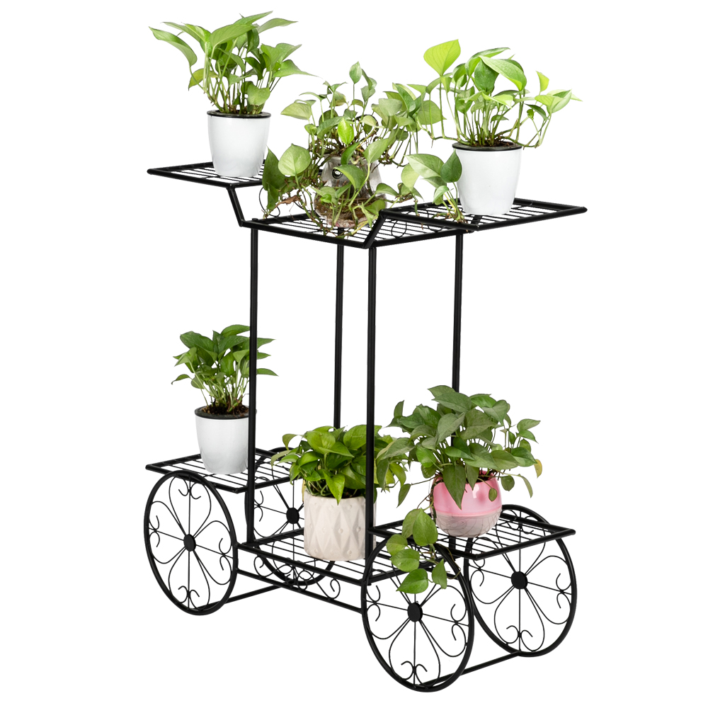 

Heavy Duty Metal Plant Stand Flower Pot Holder Plant Rack Shlef for Home Decoration Screened Patio