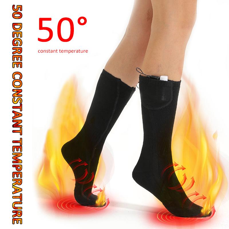 

Self Heating Heated Socks Warm Winter Self-heating Warm Sock To Prevent Cold And Cold Instep Toe Heat Winter Neces Sports Socks, Black