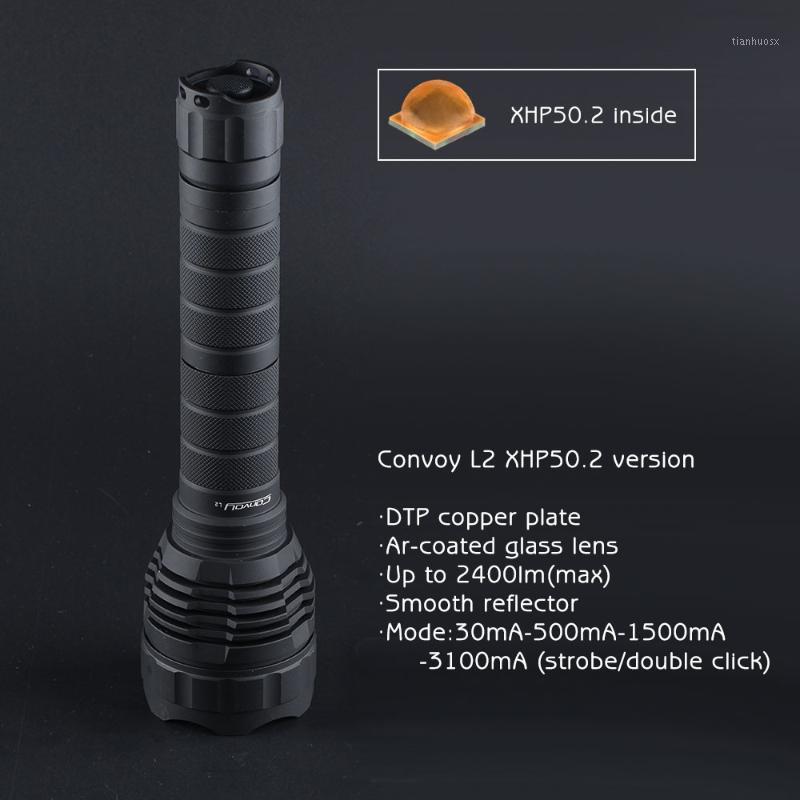 

Black Convoy L2 CREE XHP50.2 LED, DTP plate, ar-coated glass lens, 2400lm1