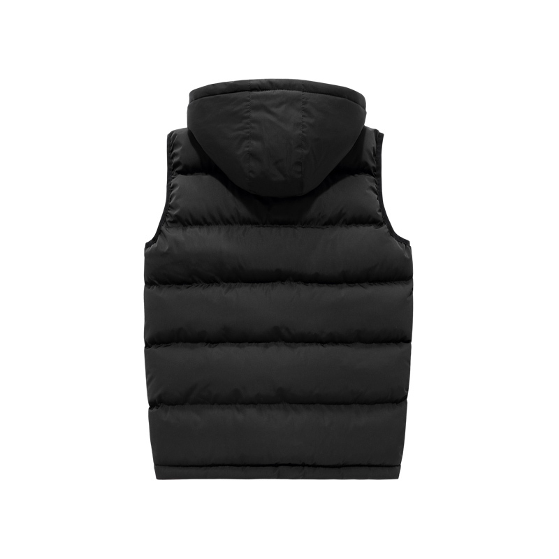 

2021 New Fashion Mens Jacket and Thin Coats Without Mangoes Cotton Clothes-clothes Winter Clothes of Collection Men More ZLRR, Black