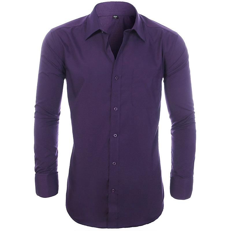 

Men Shirt Long Sleeve Fashion Korean Shirts urn-down Collar Casual Solid White Tops Boyfriend Clothes Streetwear Products, Fs07-y3