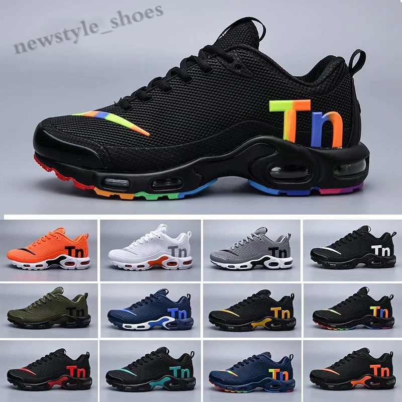 

KPU Mercurial Plus Tn 2018 cushion Mens Chaussures SE Black White Orange Desinger Shoes Men Sports Sneakers Size 40-46 TK06, #8