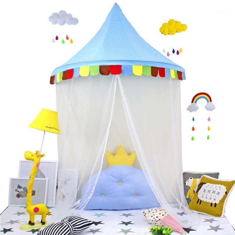 

2020 Hot Style Children's Half Moon Tent Indoor Play Tent Bedroom Decoration Reading Corner For Children Non-toxic Printing1