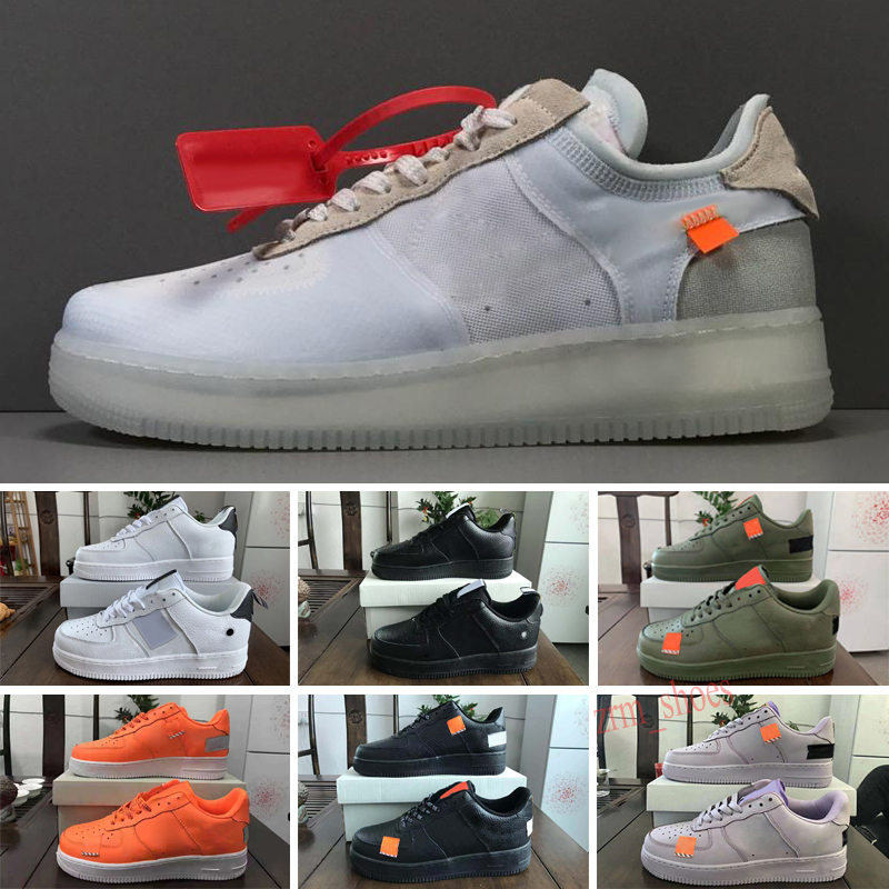 

2020 New Design Shoes OFF 1 Black White Dunk Forc Volt women Mens one Sports bound Size Skateboarding low cut Trainers design Z01, Black;brown