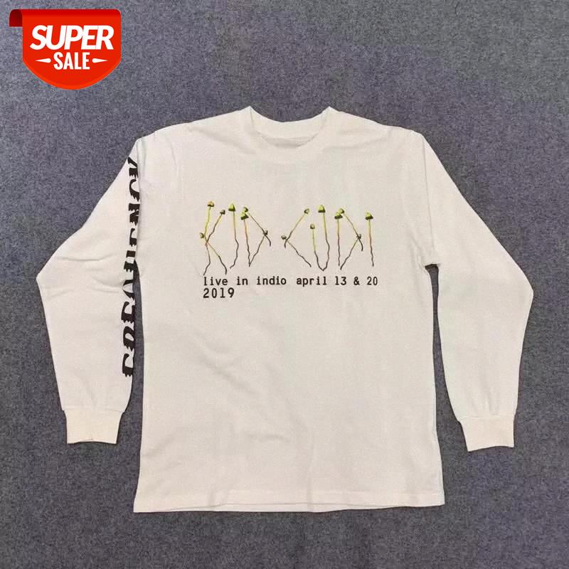 

Kid Kudi Long Sleeve T-Shirt Cpfp Xyz Men Women Illusions Indio Frequeency Logo Print Kanye T Shirt #JX1Q, White;black