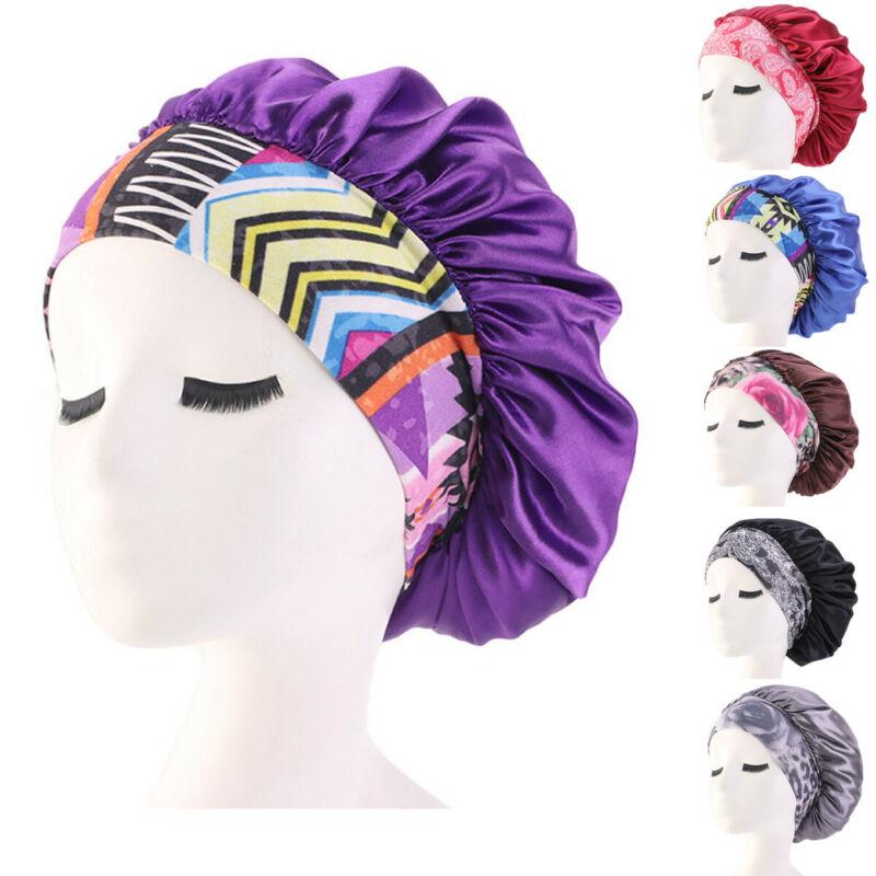 

Functional 1Pcs Soft Smooth Sleep Hat Wide-brimmed High-elastic Headband With Nightcap Hair Care Hats Cover Wide Band Elastic