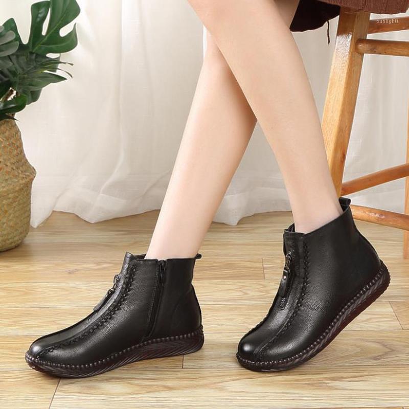 

2020 New Fashion High Quality Autumn Winter Women Short Boots Holiday Vacation Female Boots Female Shoes1, Color 4