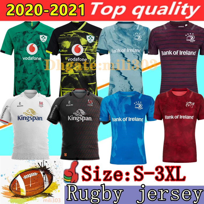 

Best Quality 20 21 Ireland rugby Jerseys Irish IRFU NRL Munster city Rugby League Leinster alternate jersey 2020 2021 ulster Irishman shirts, 10
