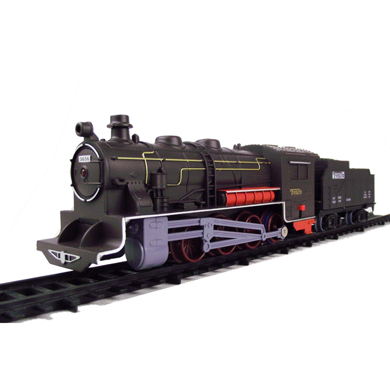 

head New 2019 Electric toy 10 styles train The steam locomotives Frecciarossa model Diesel locomotive Carriages for kids