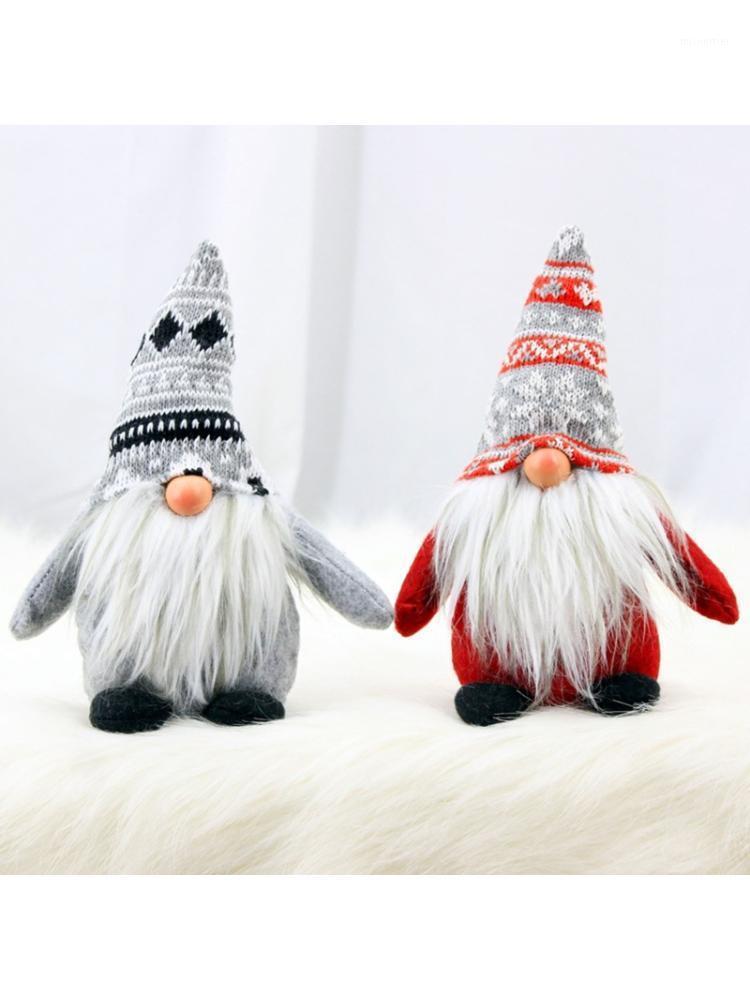 

Christmas Handmade Swedish Gnomes Plush Doll Santa Kids Gifts Home Ornaments 11UA1