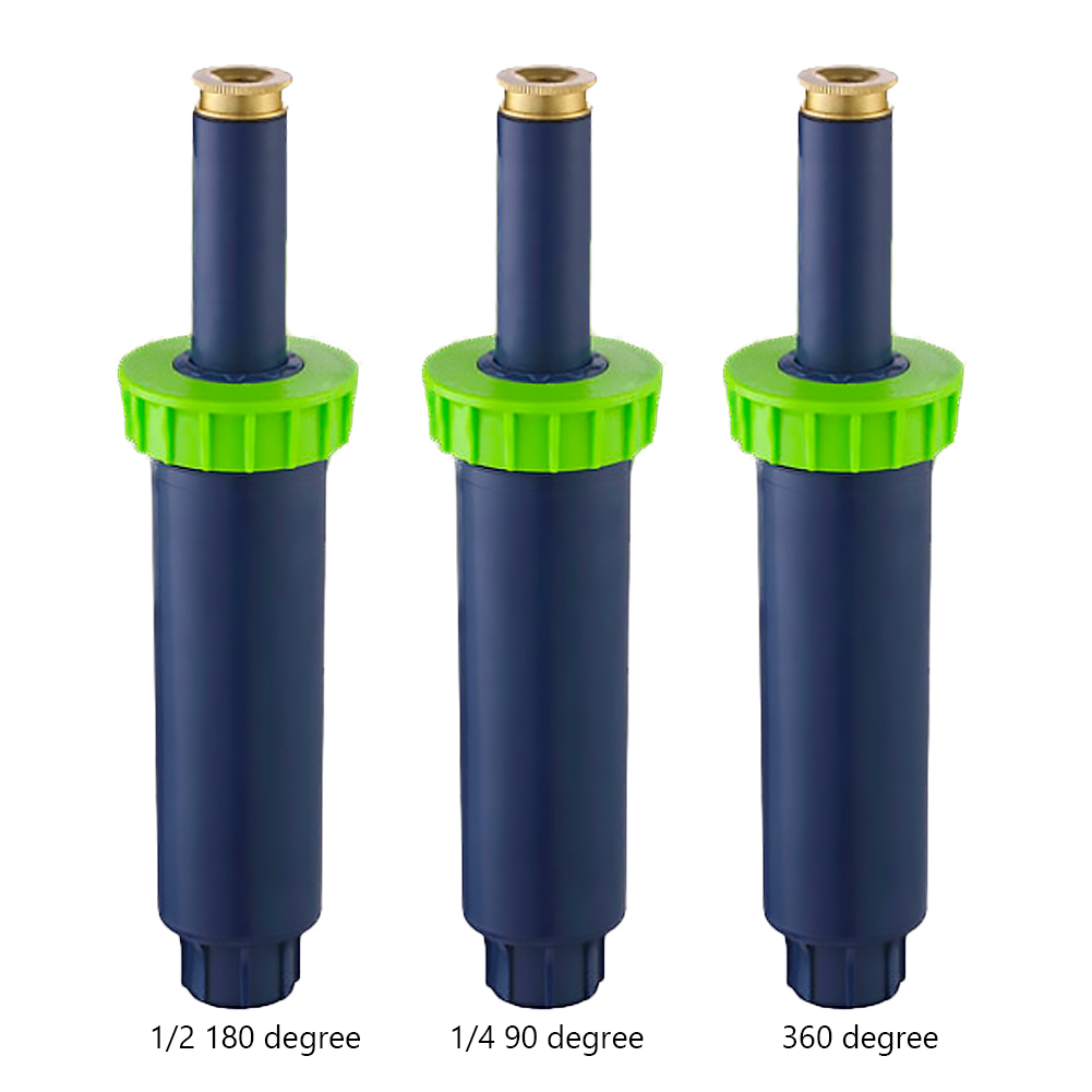 

Automatic Water Underground Retractable Lawn Sprinkler 90/180/360 -up Spray Head Garden Irrigation Tool Copper Nozzle