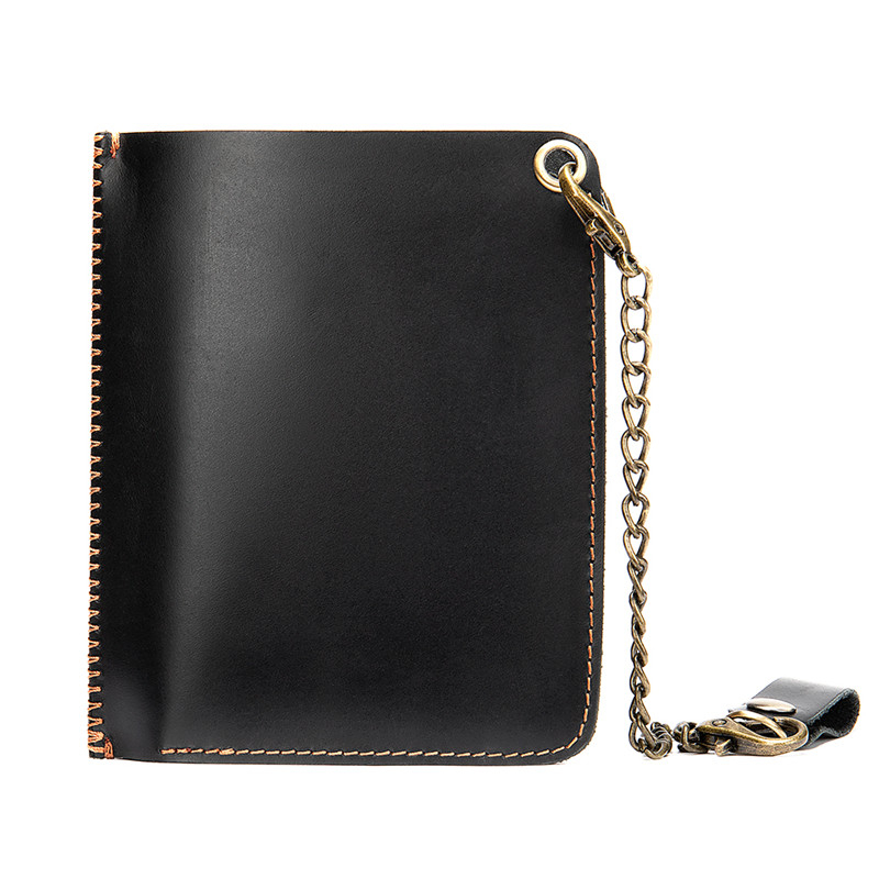 

2020 Genuine Leather 100% of Men Small Pocket F4rq, Black