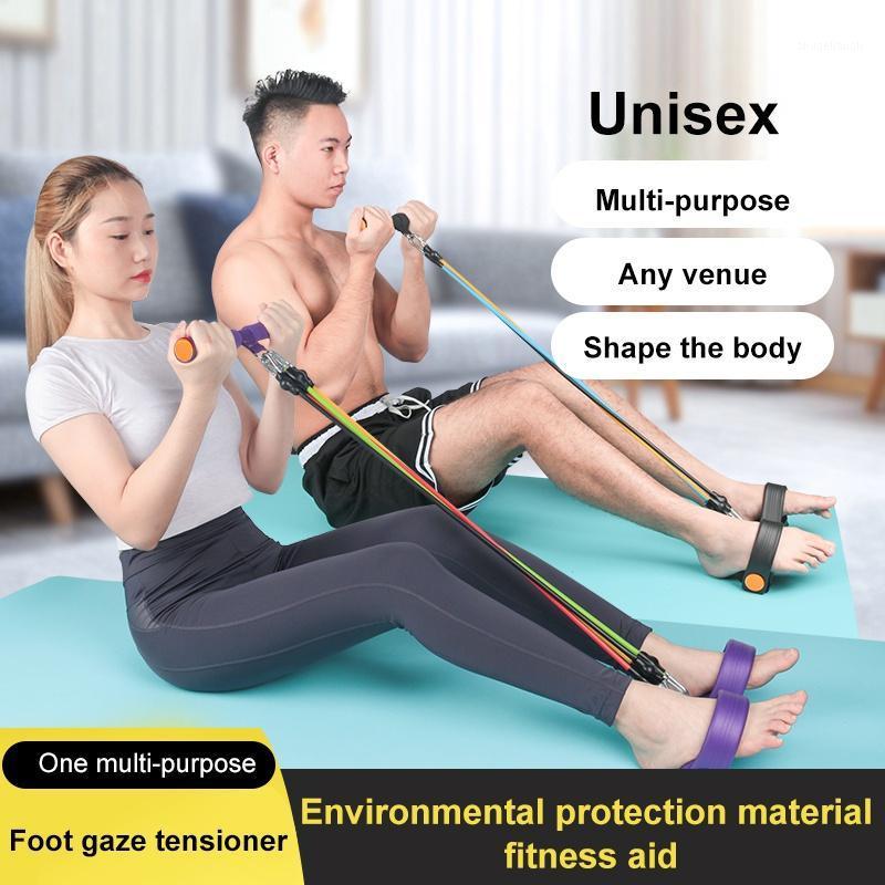 

Fitness Gym 5 Tube Resistance Bands Latex Pedal Exerciser -up Pull Rope Expander Elastic Bands Yoga Pilates Workout Hot // //1